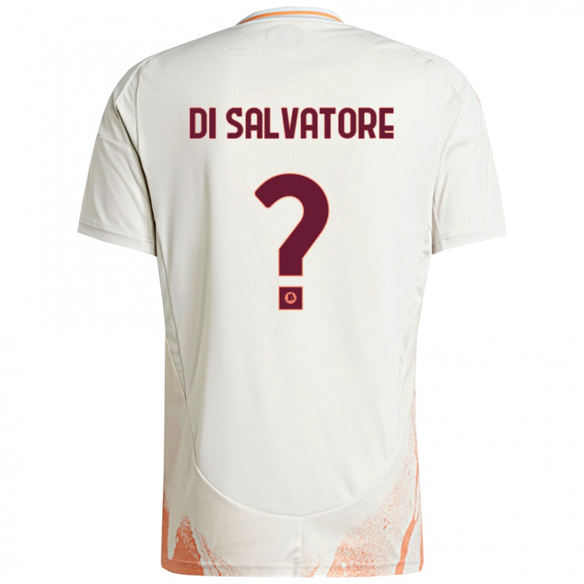 Bambino Maglia Diego Di Salvatore #0 Crema Bianco Arancione Kit Gara Away 2024/25 Maglietta