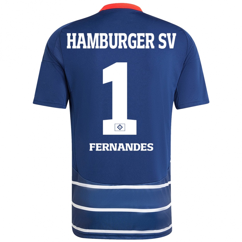 Bambino Maglia Daniel Heuer Fernandes #1 Blu Scuro Kit Gara Away 2024/25 Maglietta