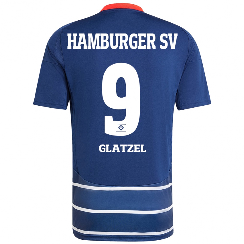 Bambino Maglia Robert Glatzel #9 Blu Scuro Kit Gara Away 2024/25 Maglietta