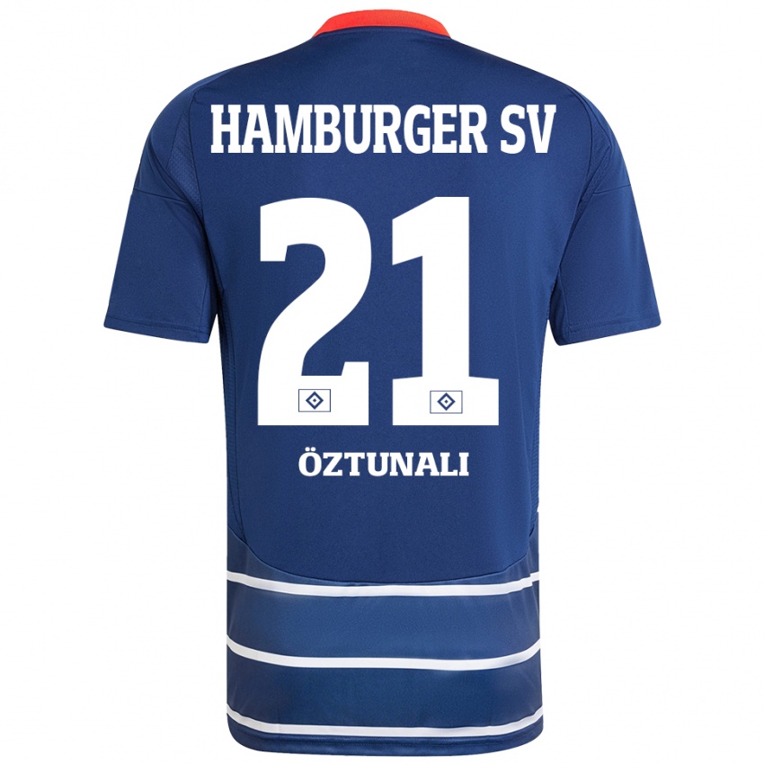 Bambino Maglia Levin Öztunali #21 Blu Scuro Kit Gara Away 2024/25 Maglietta