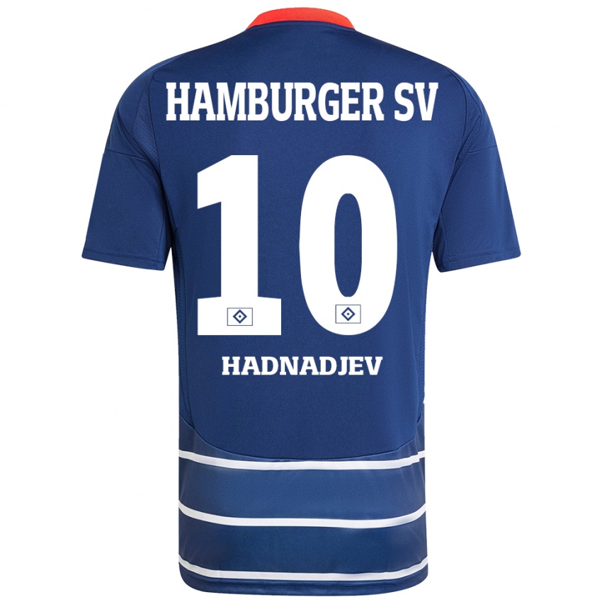 Bambino Maglia Marko Hadnadjev #10 Blu Scuro Kit Gara Away 2024/25 Maglietta