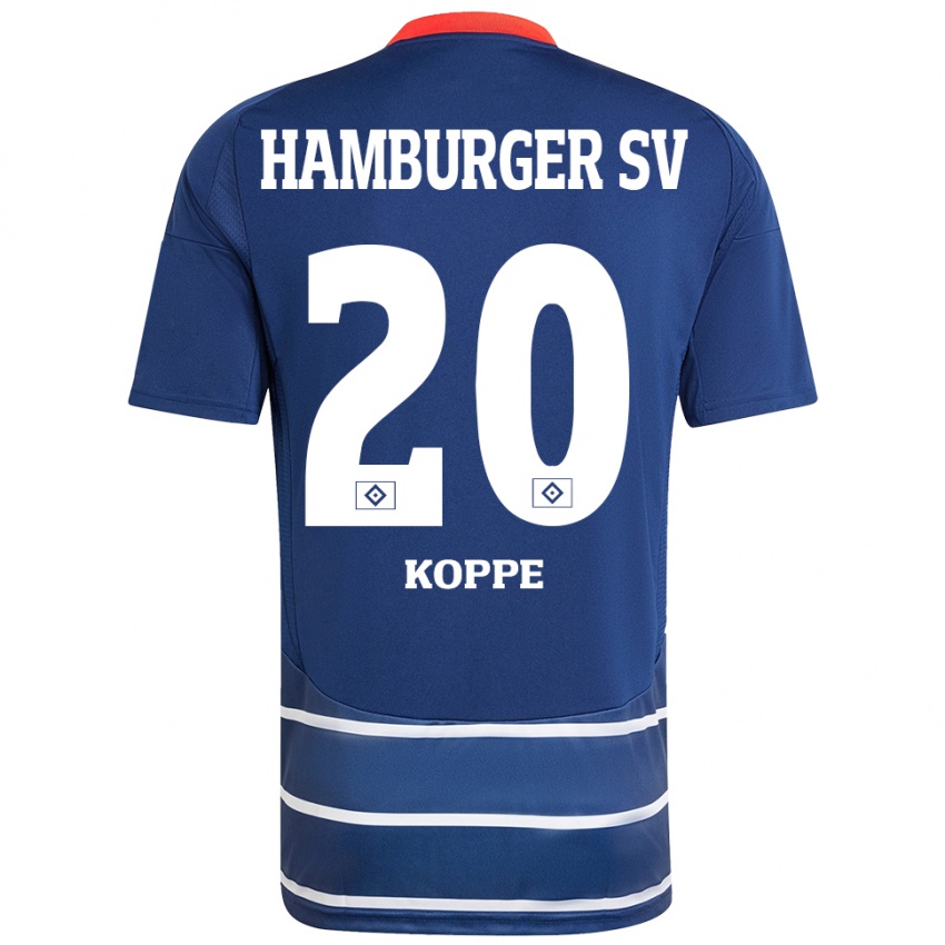 Bambino Maglia Katharina Köppe #20 Blu Scuro Kit Gara Away 2024/25 Maglietta