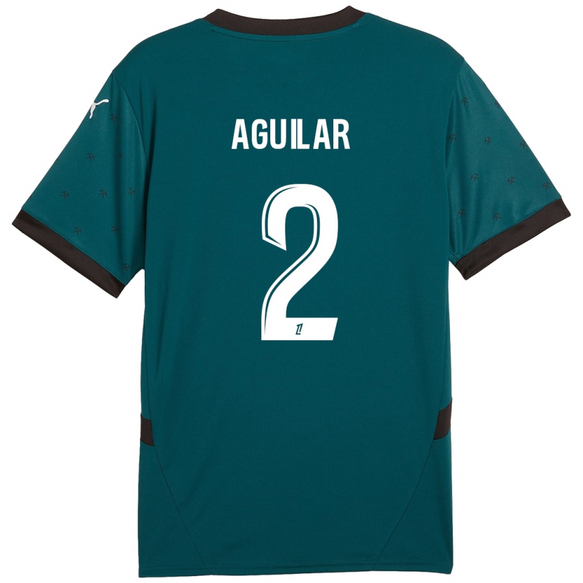 Bambino Maglia Ruben Aguilar #2 Verde Scuro Kit Gara Away 2024/25 Maglietta