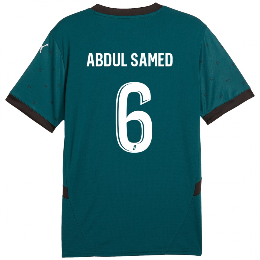 Bambino Maglia Salis Abdul Samed #6 Verde Scuro Kit Gara Away 2024/25 Maglietta