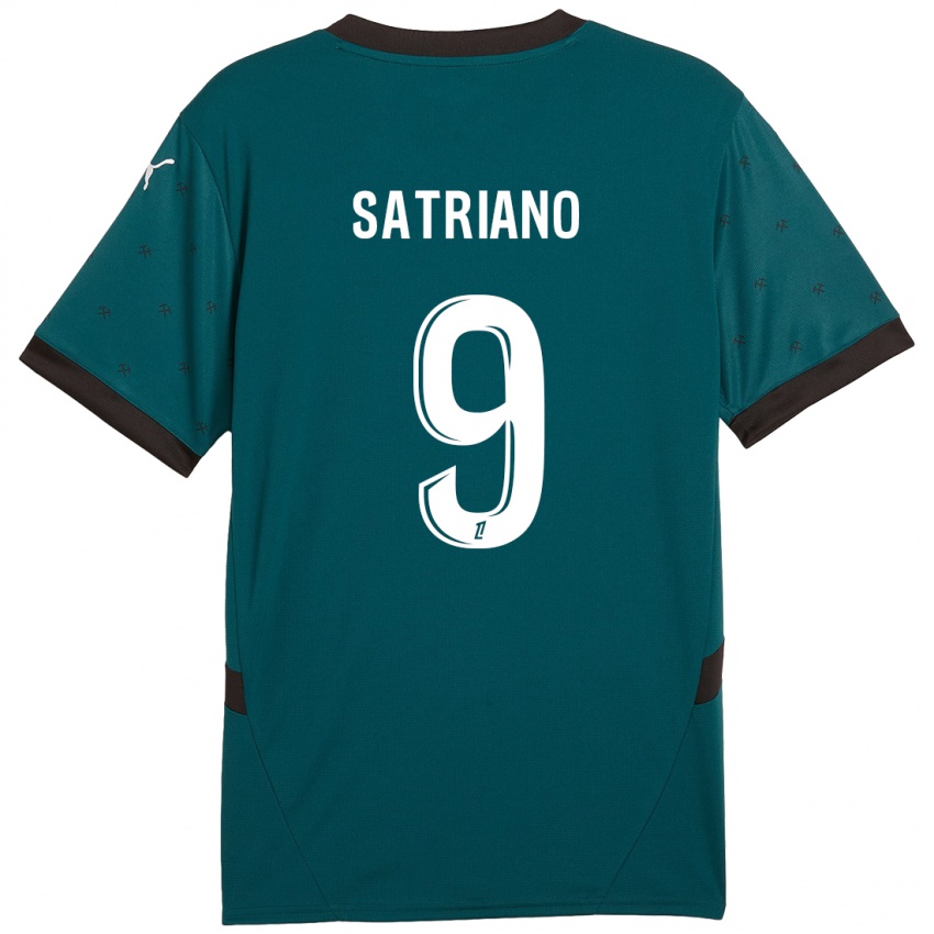 Bambino Maglia Martín Satriano #9 Verde Scuro Kit Gara Away 2024/25 Maglietta