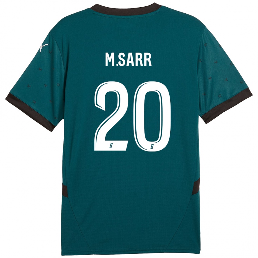 Bambino Maglia Malang Sarr #20 Verde Scuro Kit Gara Away 2024/25 Maglietta