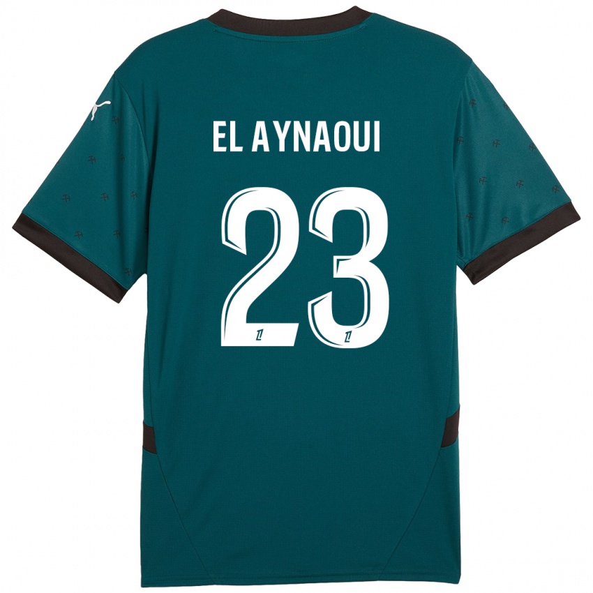 Bambino Maglia Neil El Aynaoui #23 Verde Scuro Kit Gara Away 2024/25 Maglietta