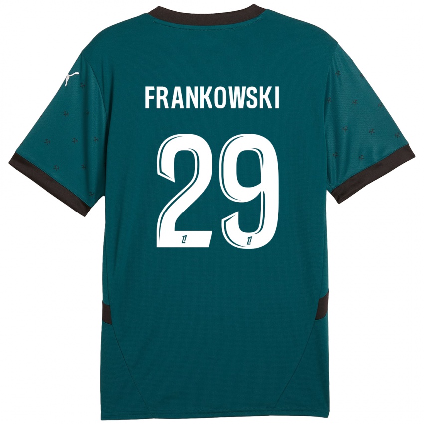 Bambino Maglia Przemyslaw Frankowski #29 Verde Scuro Kit Gara Away 2024/25 Maglietta