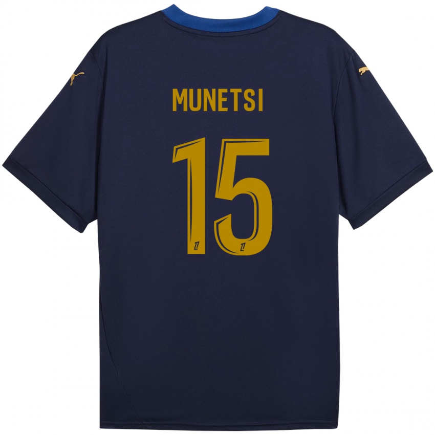 Bambino Maglia Marshall Munetsi #15 Blu Navy Kit Gara Away 2024/25 Maglietta