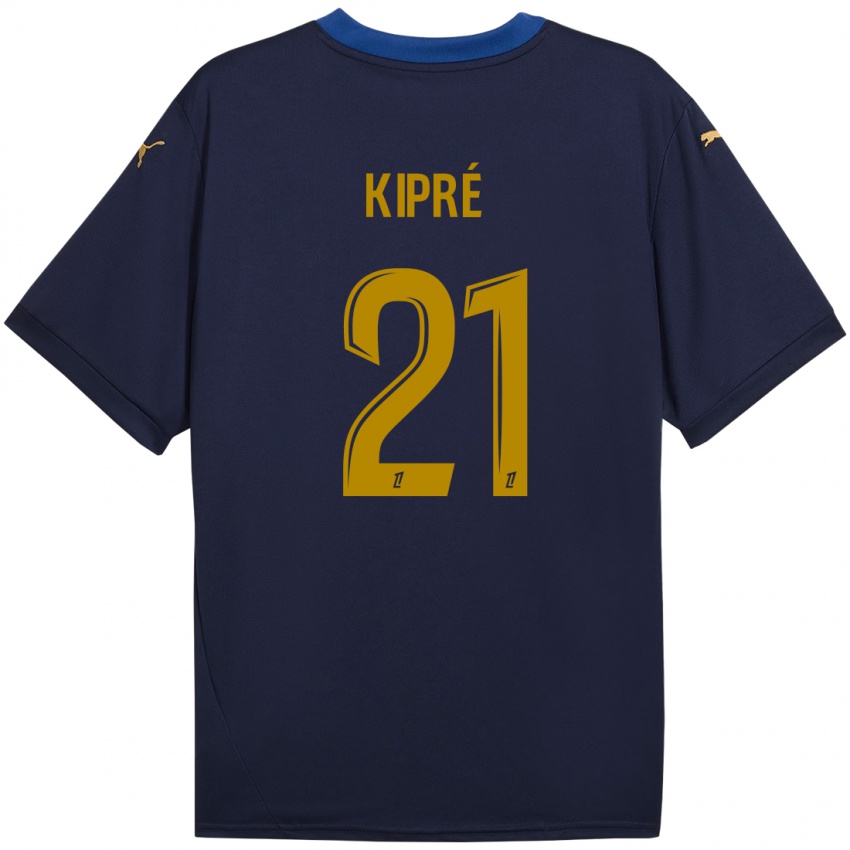 Bambino Maglia Cédric Kipré #21 Blu Navy Kit Gara Away 2024/25 Maglietta