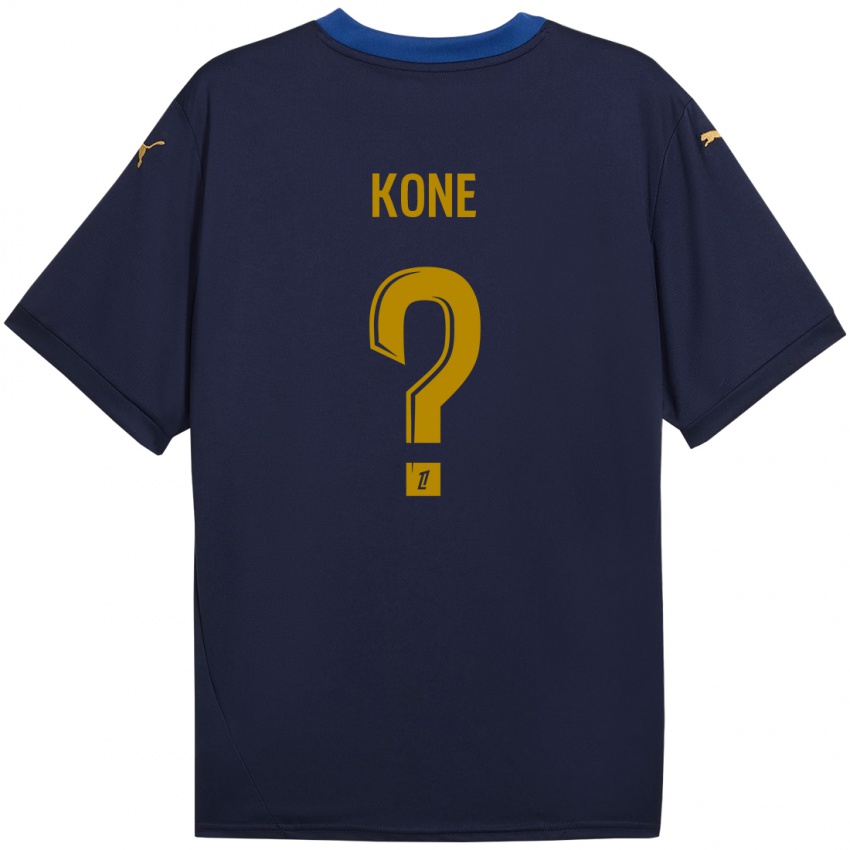 Bambino Maglia Abdoul Koné #0 Blu Navy Kit Gara Away 2024/25 Maglietta