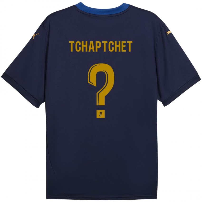 Bambino Maglia Arthur Tchaptchet #0 Blu Navy Kit Gara Away 2024/25 Maglietta