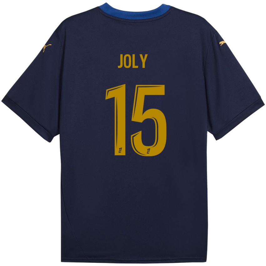 Bambino Maglia Lou-Ann Joly #15 Blu Navy Kit Gara Away 2024/25 Maglietta