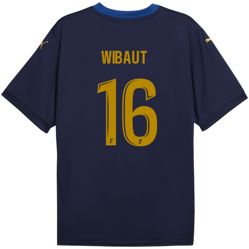 Bambino Maglia Clara Wibaut #16 Blu Navy Kit Gara Away 2024/25 Maglietta