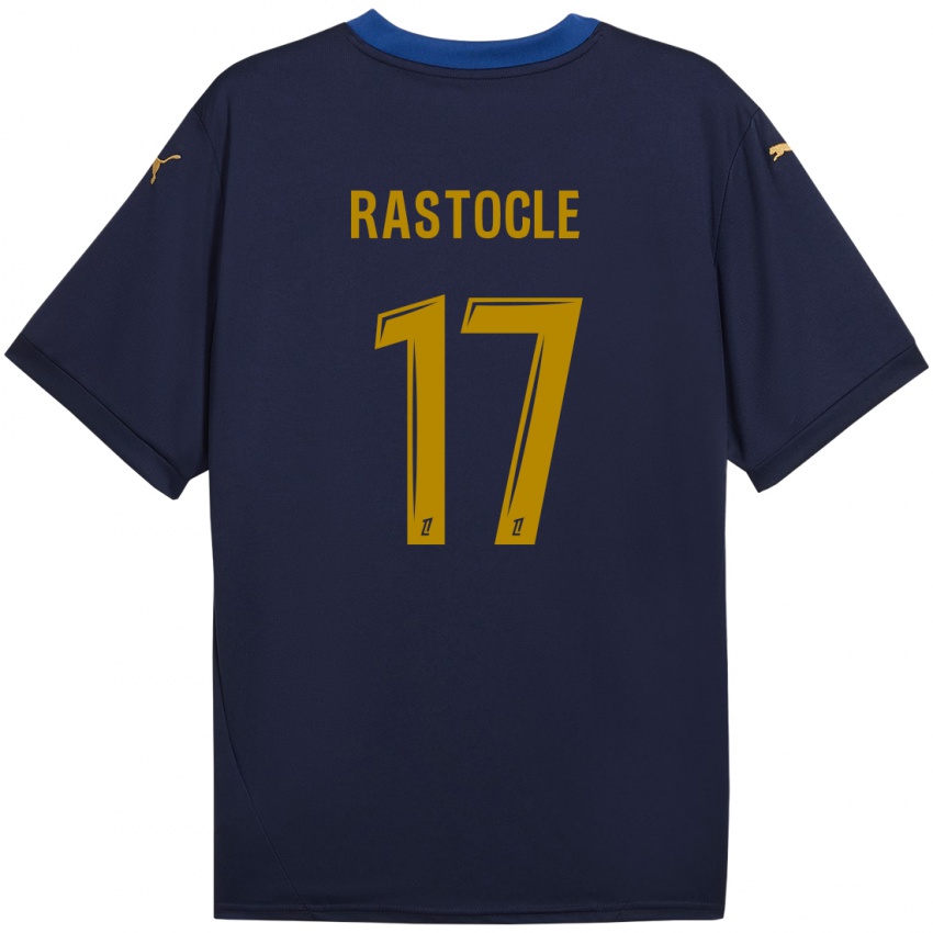 Bambino Maglia Jade Rastocle #17 Blu Navy Kit Gara Away 2024/25 Maglietta