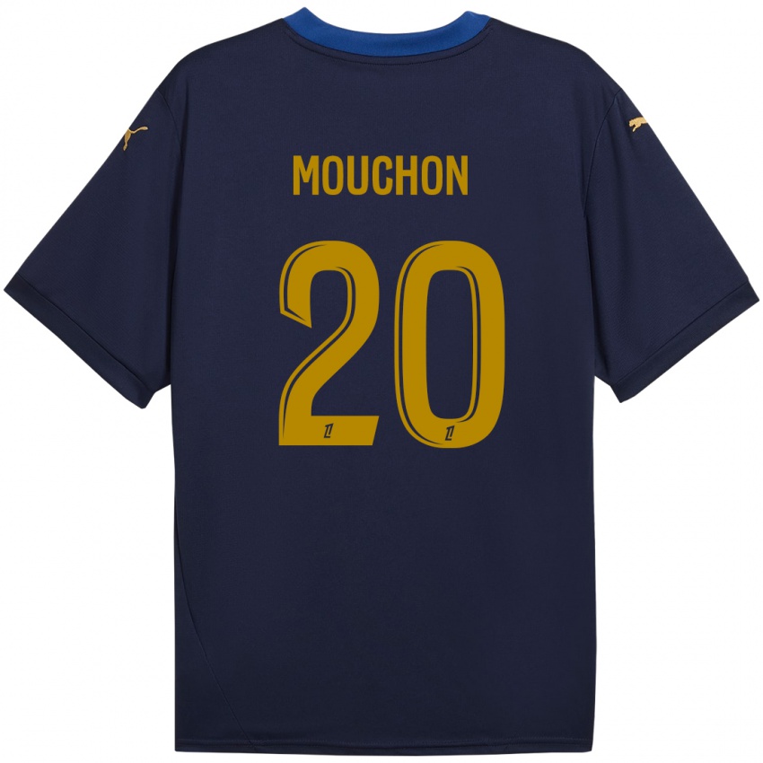 Bambino Maglia Noemie Mouchon #20 Blu Navy Kit Gara Away 2024/25 Maglietta