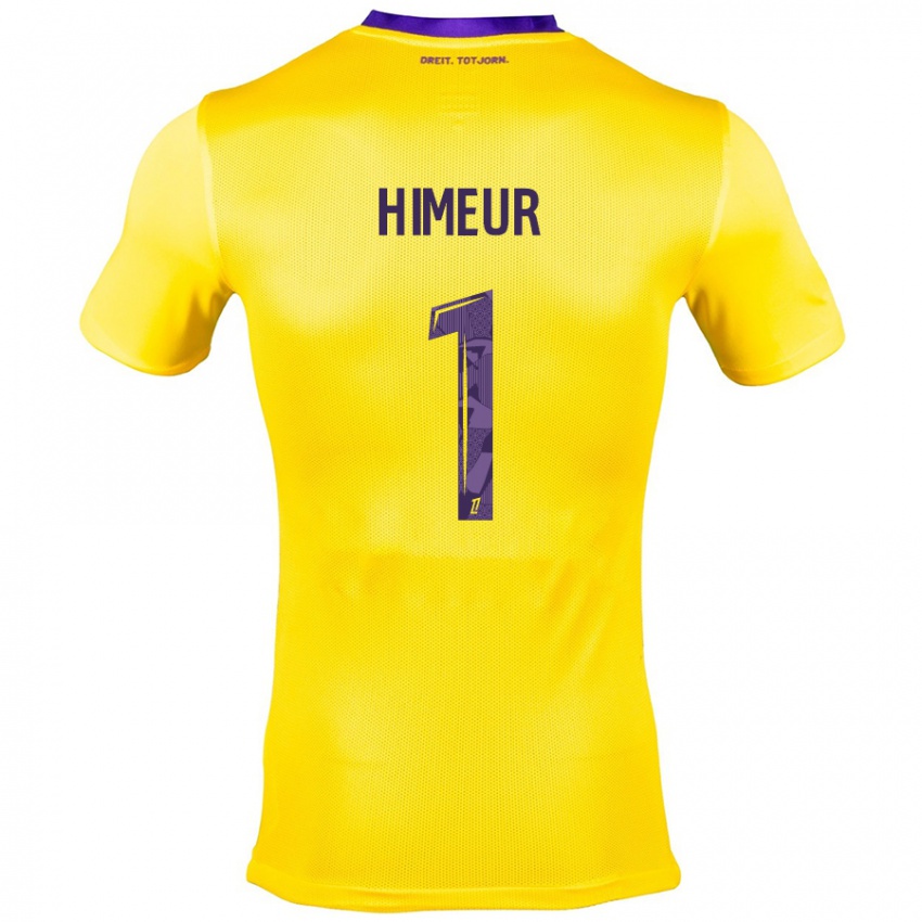 Bambino Maglia Thomas Himeur #1 Giallo Viola Kit Gara Away 2024/25 Maglietta