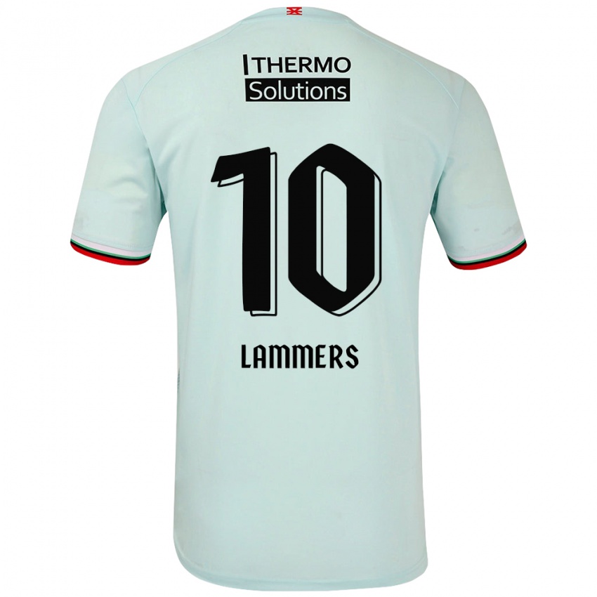 Bambino Maglia Sam Lammers #10 Verde Chiaro Kit Gara Away 2024/25 Maglietta