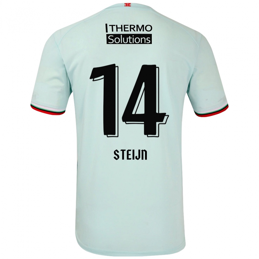 Bambino Maglia Sem Steijn #14 Verde Chiaro Kit Gara Away 2024/25 Maglietta