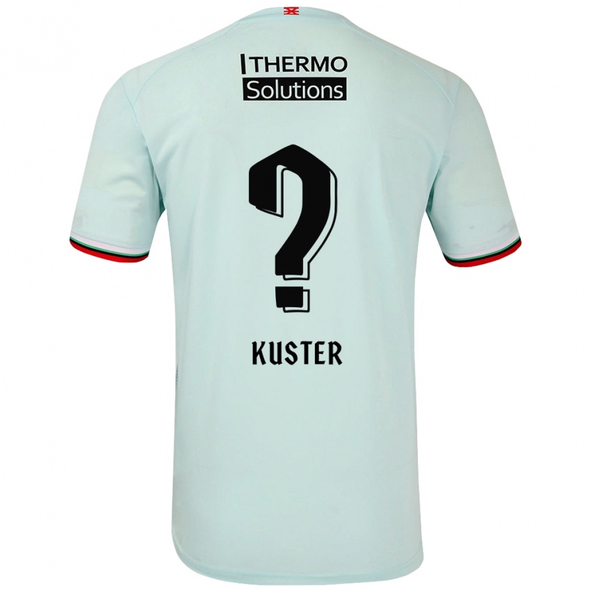 Bambino Maglia Harrie Kuster #0 Verde Chiaro Kit Gara Away 2024/25 Maglietta