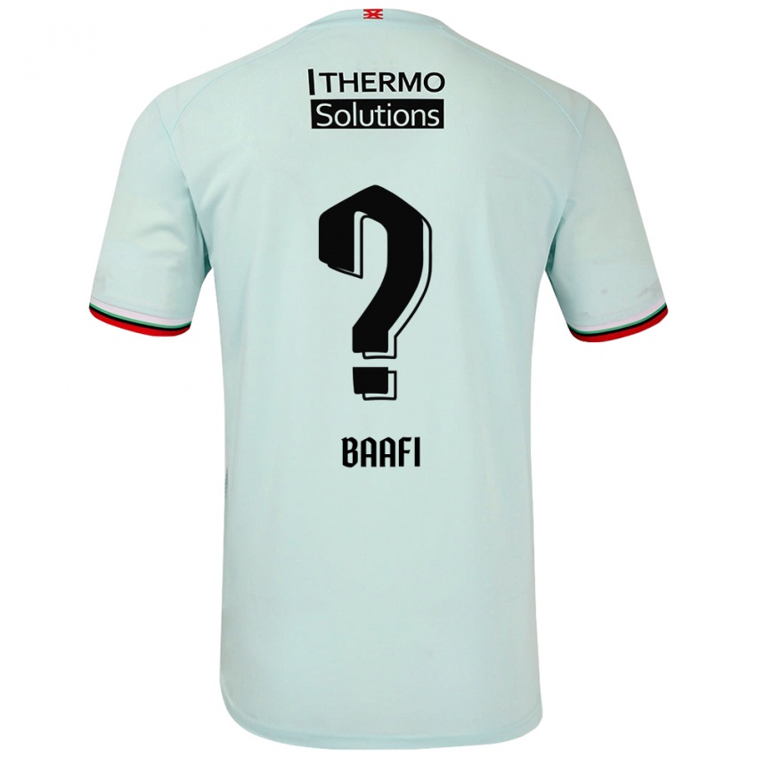 Bambino Maglia Maximilian Baafi #0 Verde Chiaro Kit Gara Away 2024/25 Maglietta