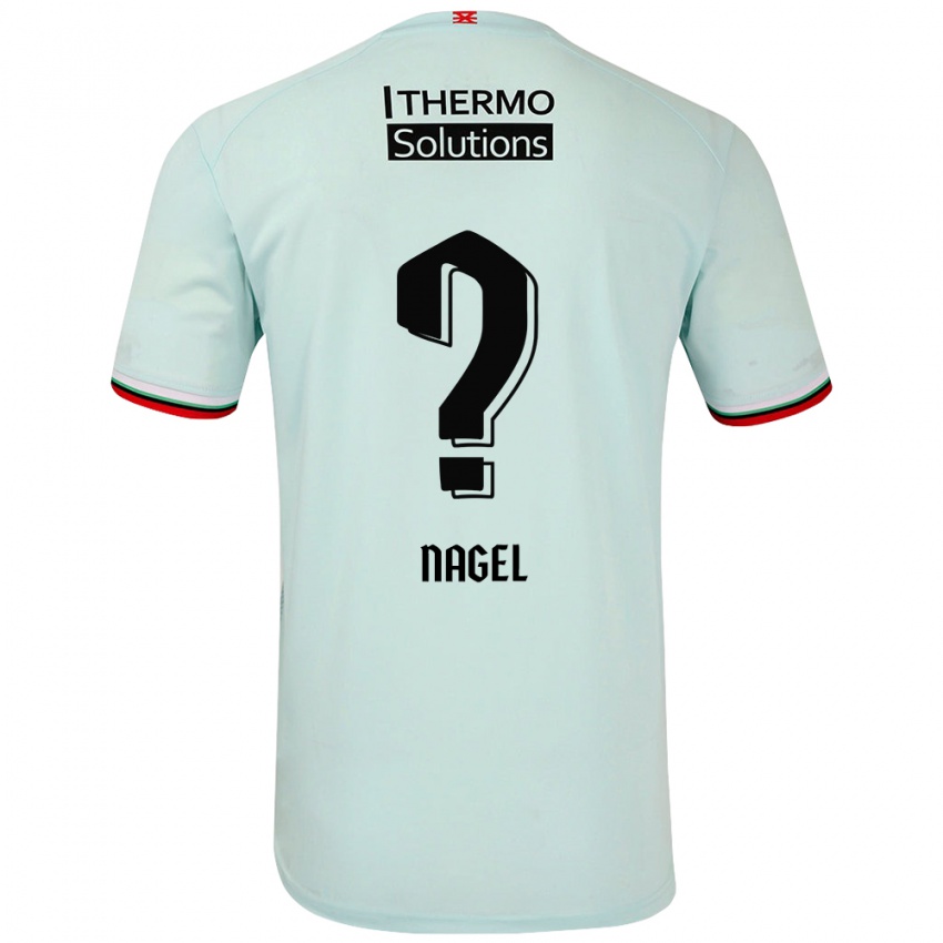 Bambino Maglia Benjamin Nagel #0 Verde Chiaro Kit Gara Away 2024/25 Maglietta