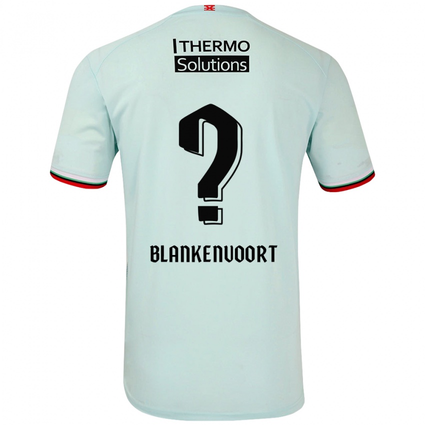 Bambino Maglia Rens Blankenvoort #0 Verde Chiaro Kit Gara Away 2024/25 Maglietta