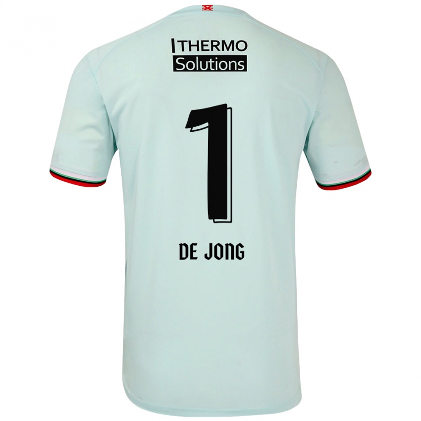 Bambino Maglia Daniëlle De Jong #1 Verde Chiaro Kit Gara Away 2024/25 Maglietta