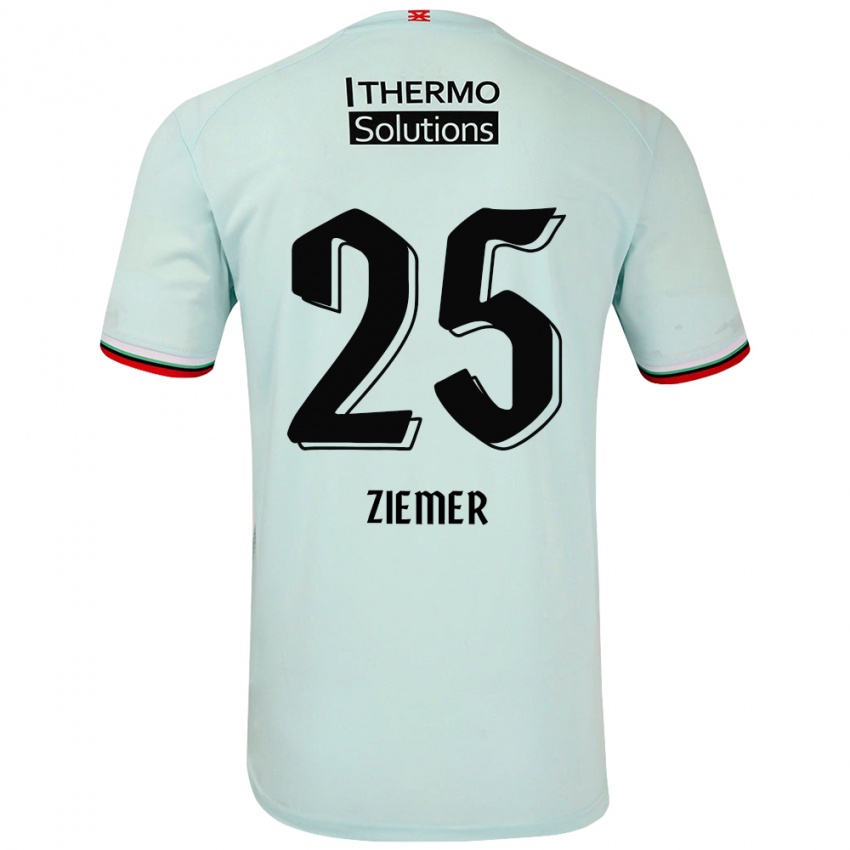 Bambino Maglia Taylor Ziemer #25 Verde Chiaro Kit Gara Away 2024/25 Maglietta