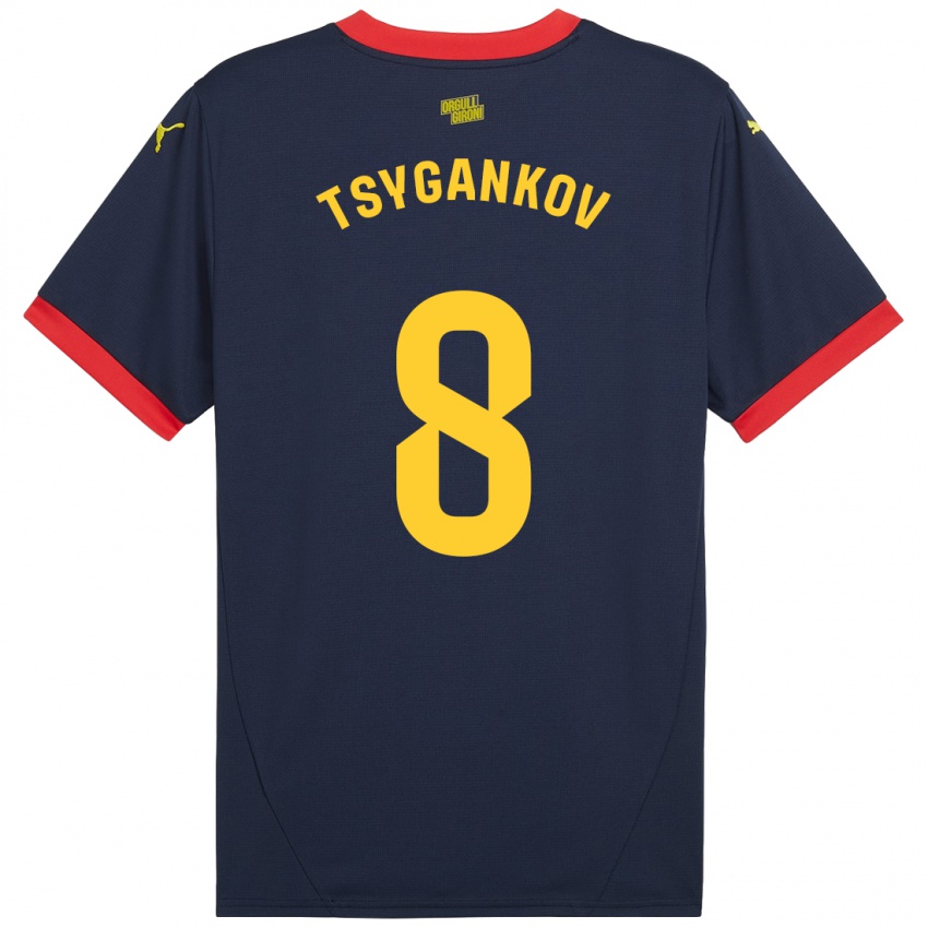 Bambino Maglia Viktor Tsygankov #8 Rosso Navy Kit Gara Away 2024/25 Maglietta