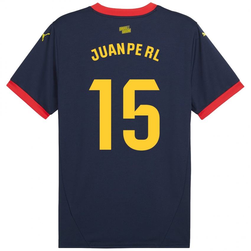 Bambino Maglia Juanpe #15 Rosso Navy Kit Gara Away 2024/25 Maglietta