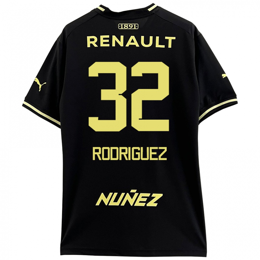 Bambino Maglia Randall Rodríguez #32 Nero Giallo Kit Gara Away 2024/25 Maglietta