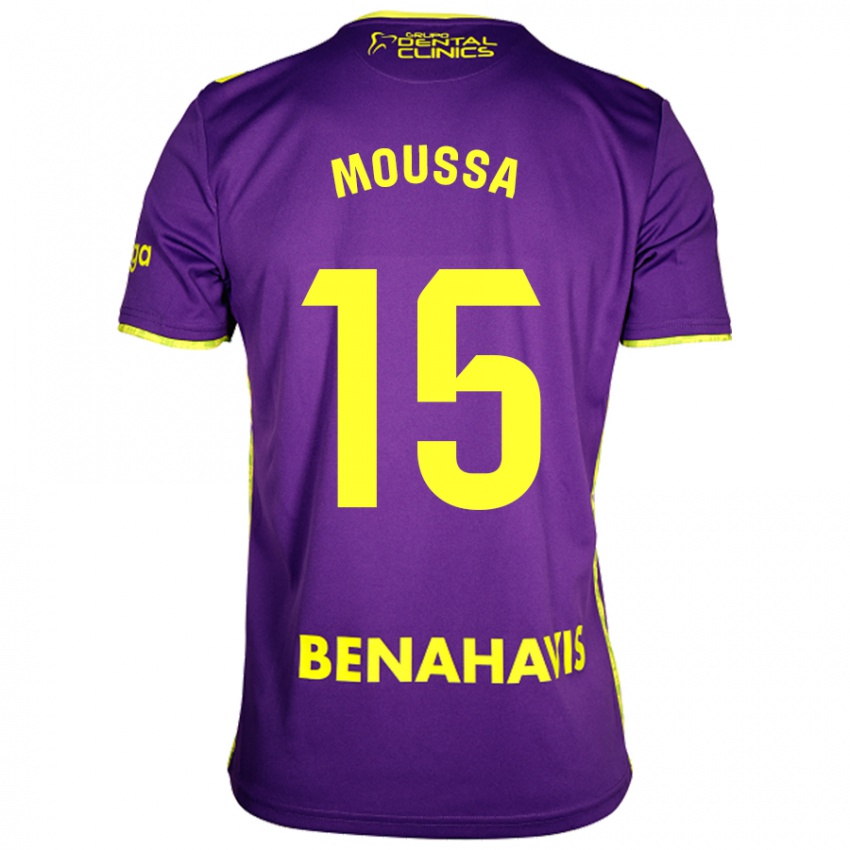 Bambino Maglia Moussa Diarra #15 Viola Giallo Kit Gara Away 2024/25 Maglietta