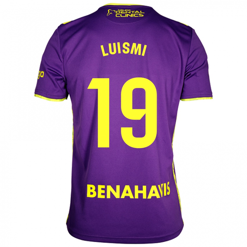 Bambino Maglia Luismi Sánchez #19 Viola Giallo Kit Gara Away 2024/25 Maglietta