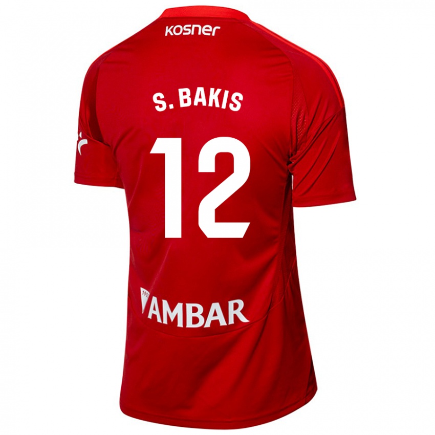 Bambino Maglia Sinan Bakış #12 Bianco Blu Kit Gara Away 2024/25 Maglietta