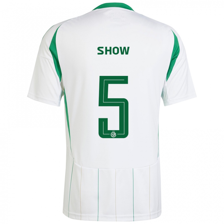 Bambino Maglia Show #5 Bianco Verde Kit Gara Away 2024/25 Maglietta