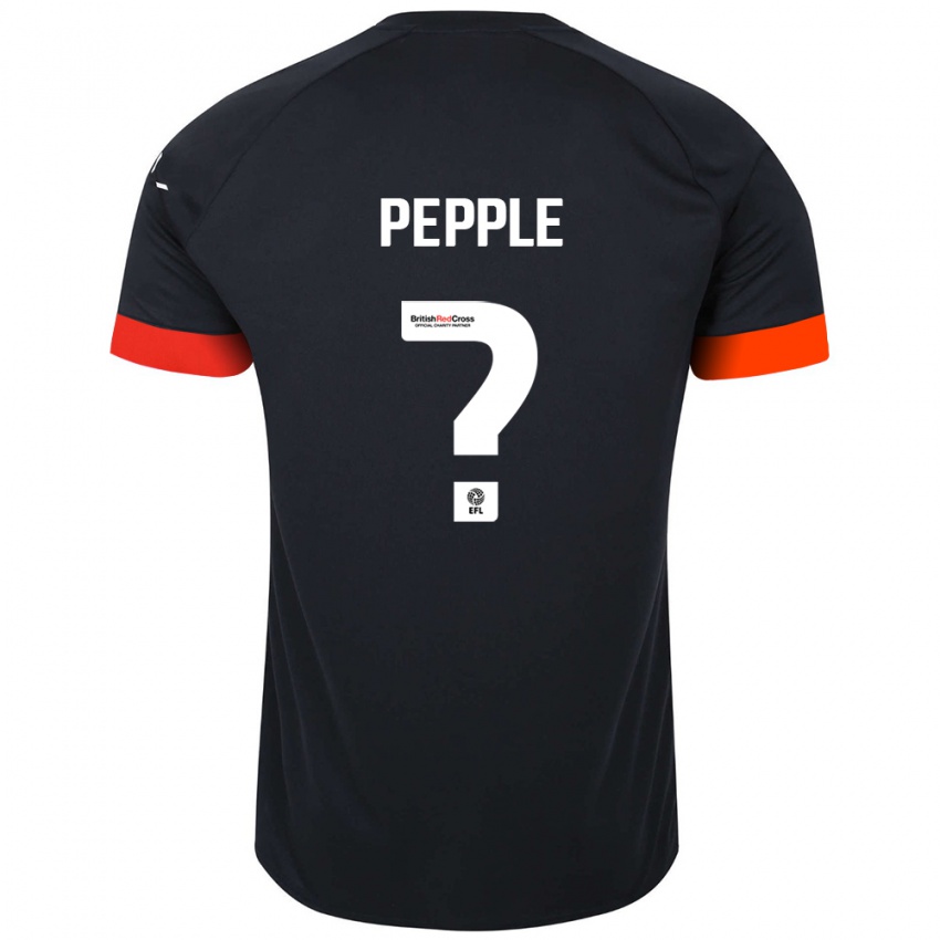 Bambino Maglia Aribim Pepple #0 Nero Arancione Kit Gara Away 2024/25 Maglietta