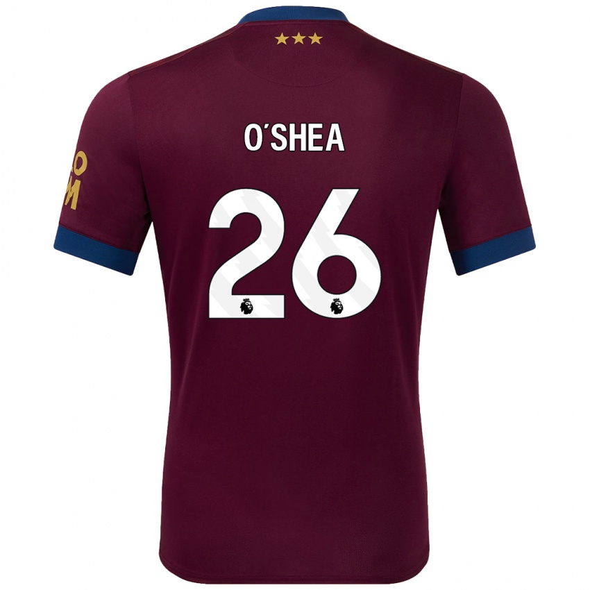 Bambino Maglia Dara O'shea #26 Marrone Kit Gara Away 2024/25 Maglietta