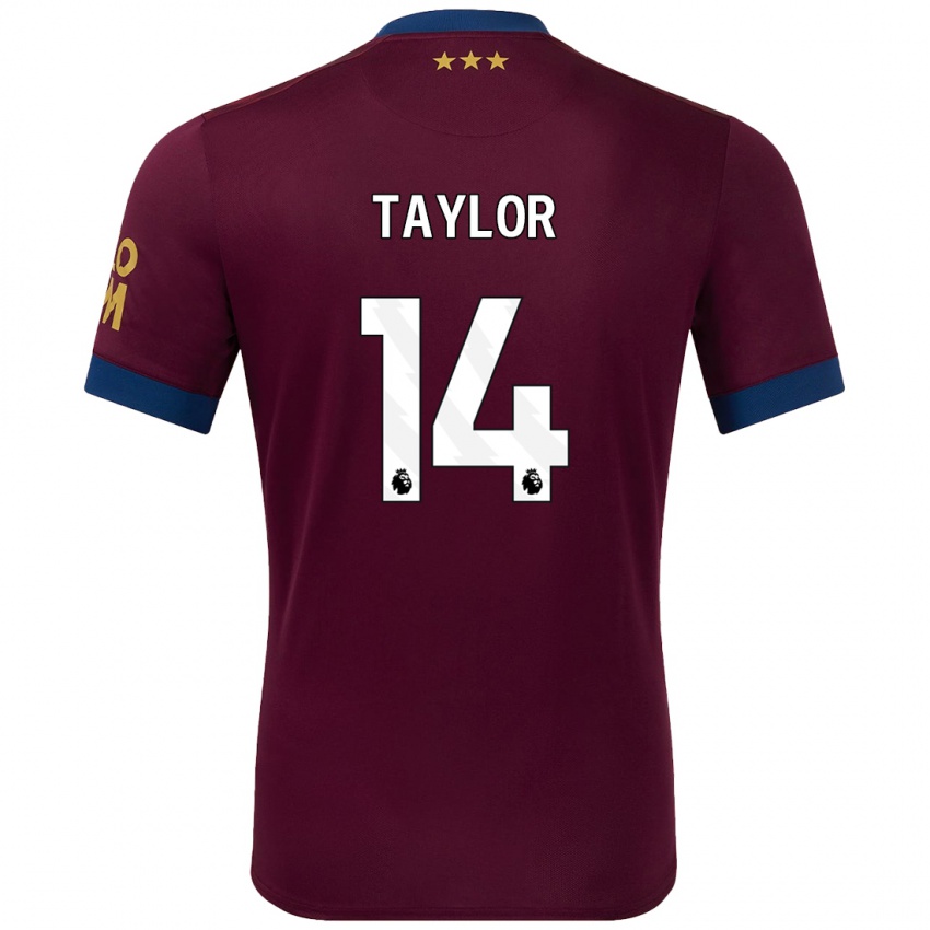 Bambino Maglia Jack Taylor #14 Marrone Kit Gara Away 2024/25 Maglietta