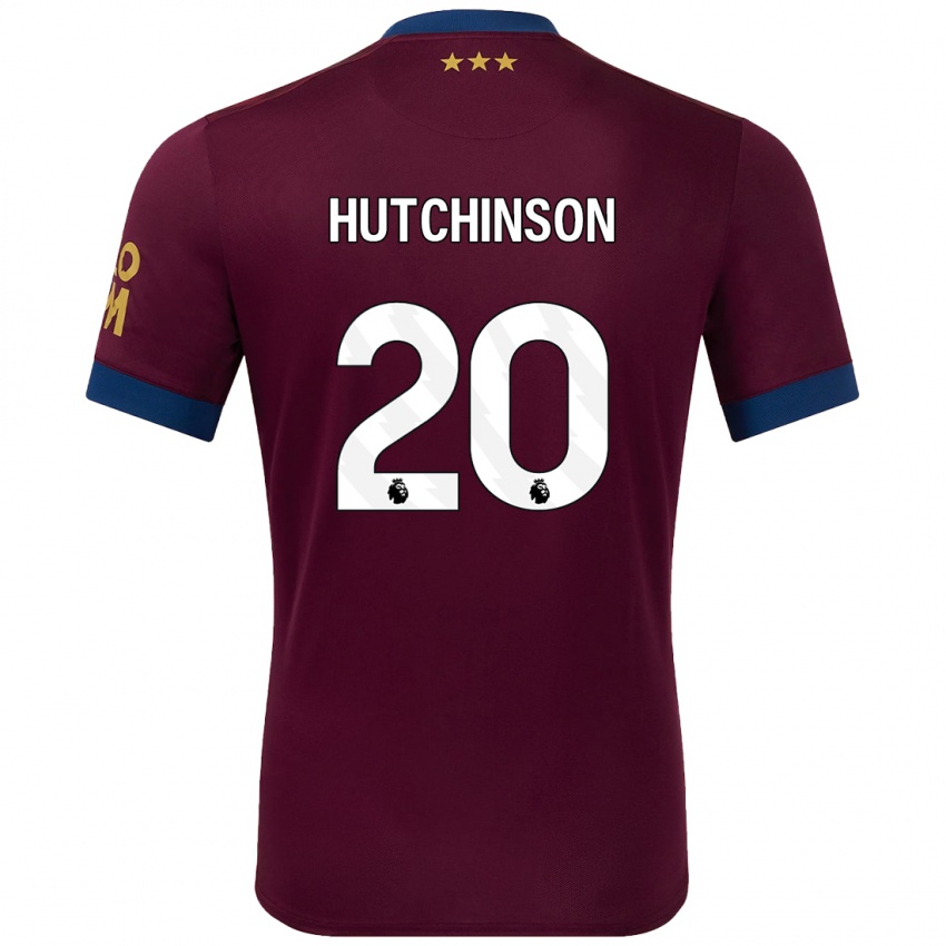 Bambino Maglia Omari Hutchinson #20 Marrone Kit Gara Away 2024/25 Maglietta