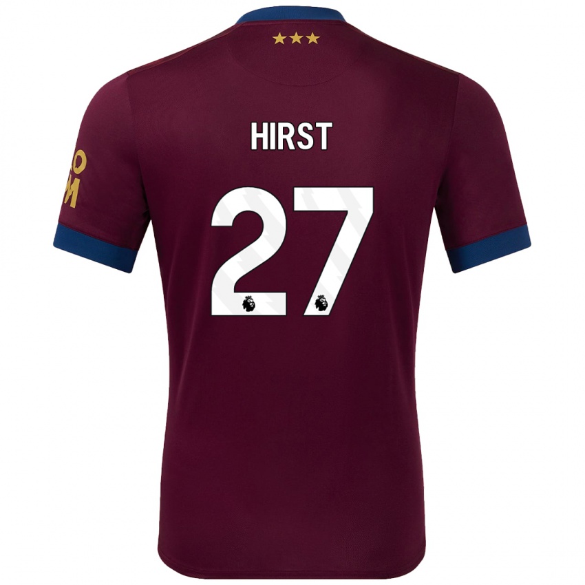 Bambino Maglia George Hirst #27 Marrone Kit Gara Away 2024/25 Maglietta