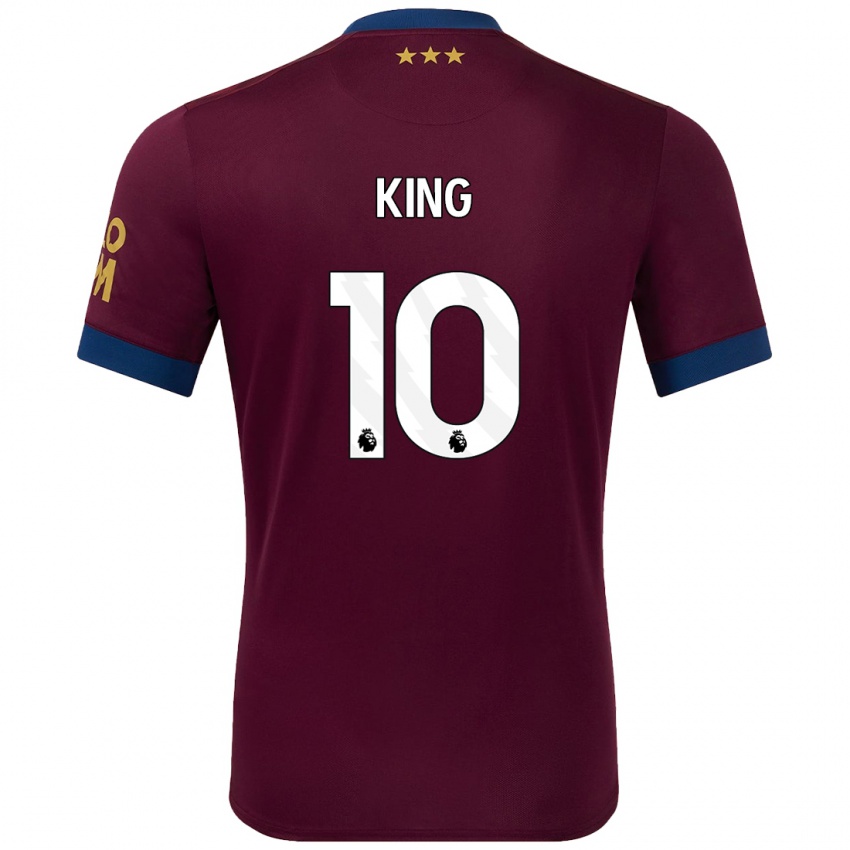 Bambino Maglia Eloise King #10 Marrone Kit Gara Away 2024/25 Maglietta