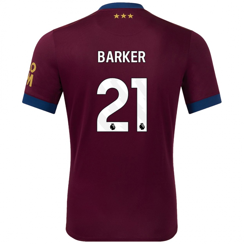 Bambino Maglia Maisy Barker #21 Marrone Kit Gara Away 2024/25 Maglietta