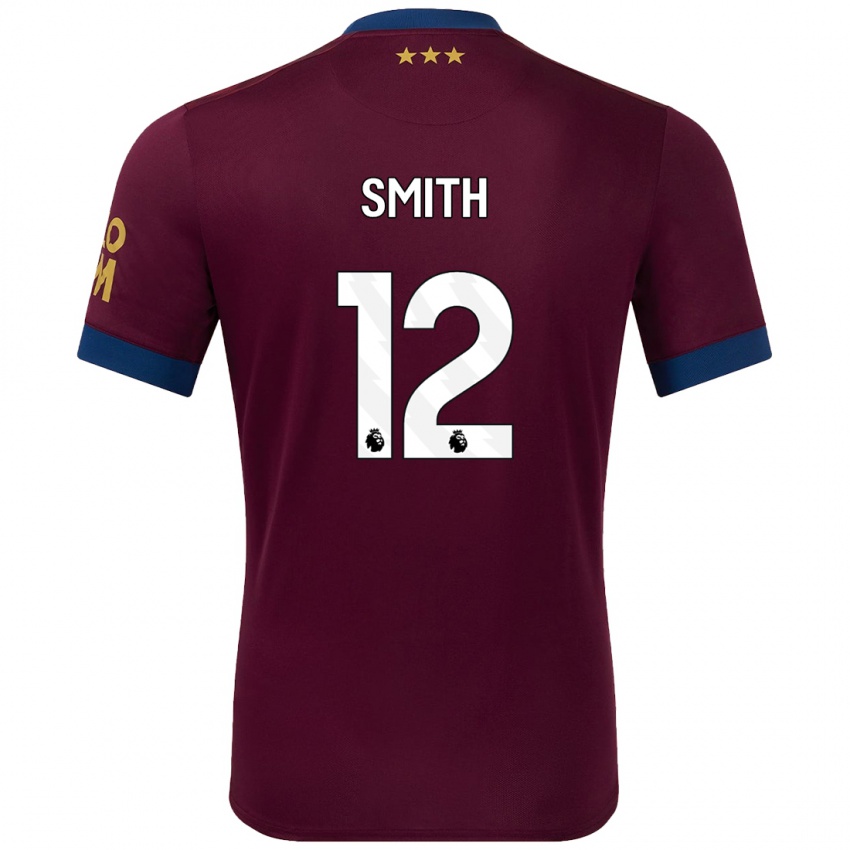 Bambino Maglia Olivia Smith #12 Marrone Kit Gara Away 2024/25 Maglietta