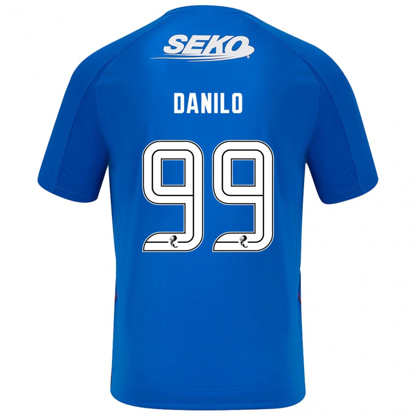 Uomo Maglia Danilo #99 Blu Scuro Kit Gara Home 2024/25 Maglietta