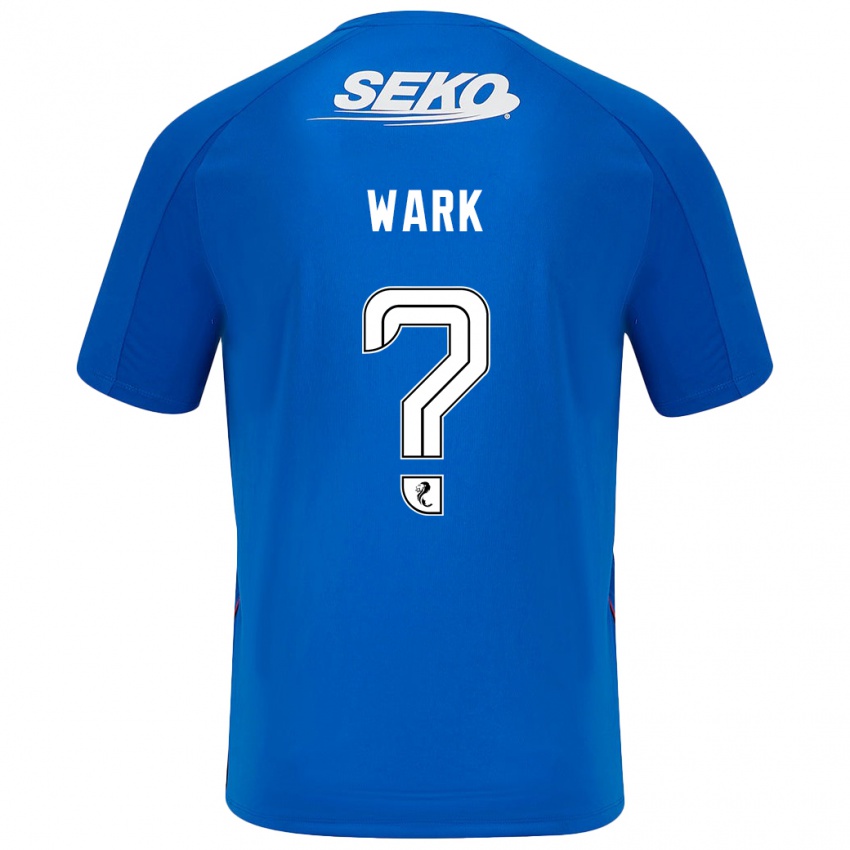 Uomo Maglia Lyle Wark #0 Blu Scuro Kit Gara Home 2024/25 Maglietta