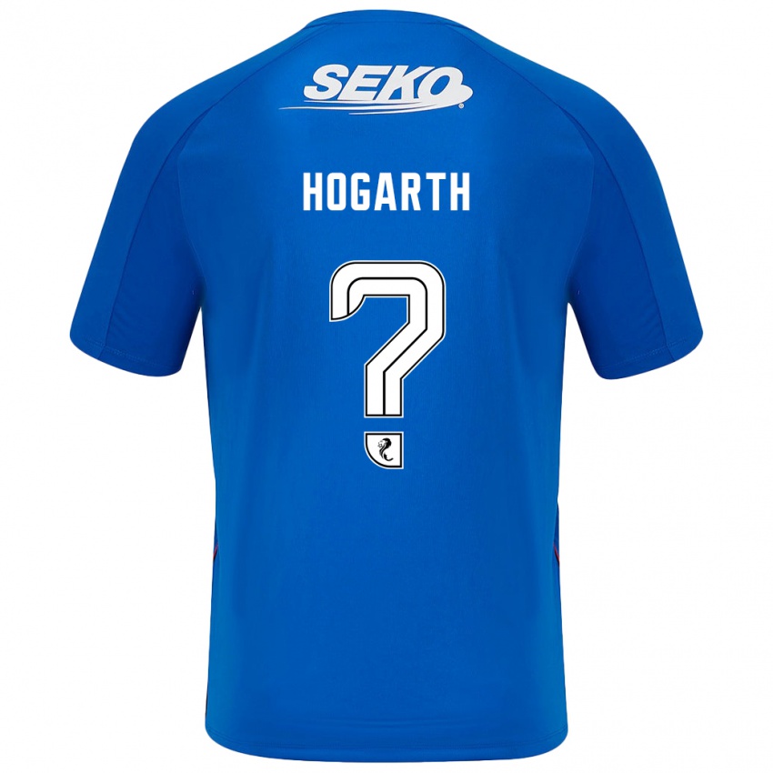 Uomo Maglia Jay Hogarth #0 Blu Scuro Kit Gara Home 2024/25 Maglietta