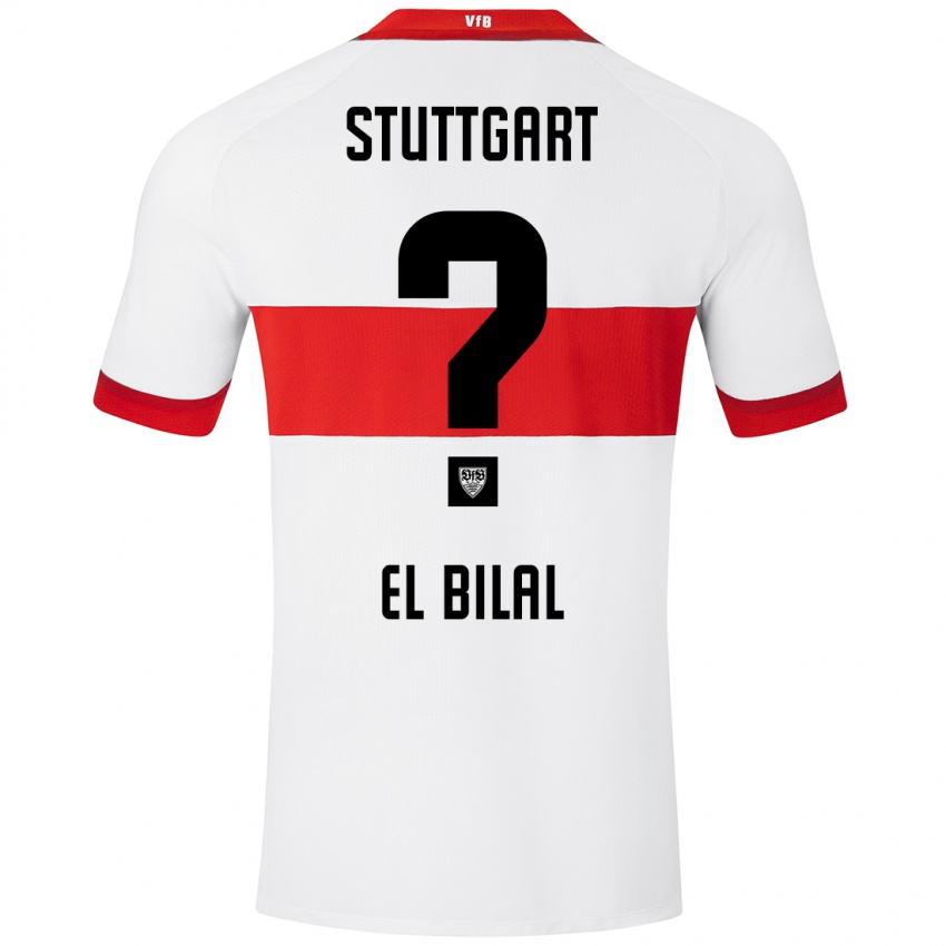 Uomo Maglia El Bilal Touré #0 Bianco Rosso Kit Gara Home 2024/25 Maglietta