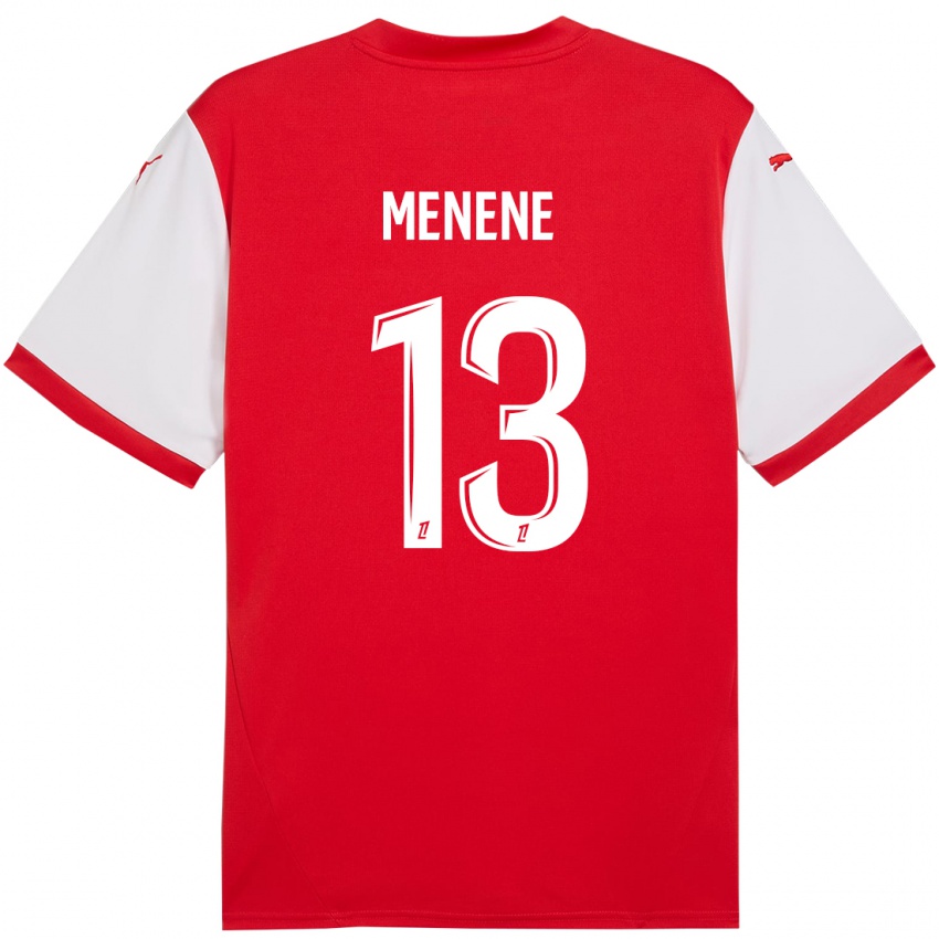 Uomo Maglia Meyong Menene #13 Rosso Bianco Kit Gara Home 2024/25 Maglietta