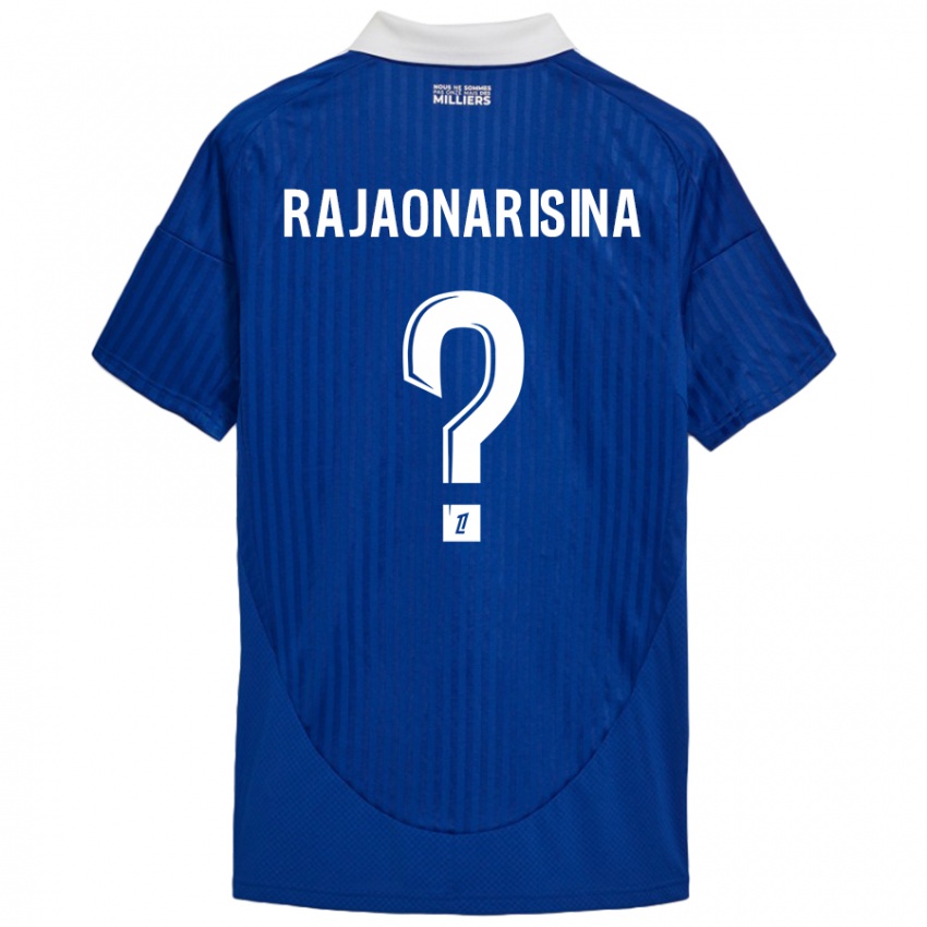 Uomo Maglia Noah Rajaonarisina #0 Blu Bianco Kit Gara Home 2024/25 Maglietta